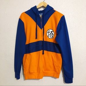 Dragon Ball Z Full Zip Hoodie Goku Go Symbol
